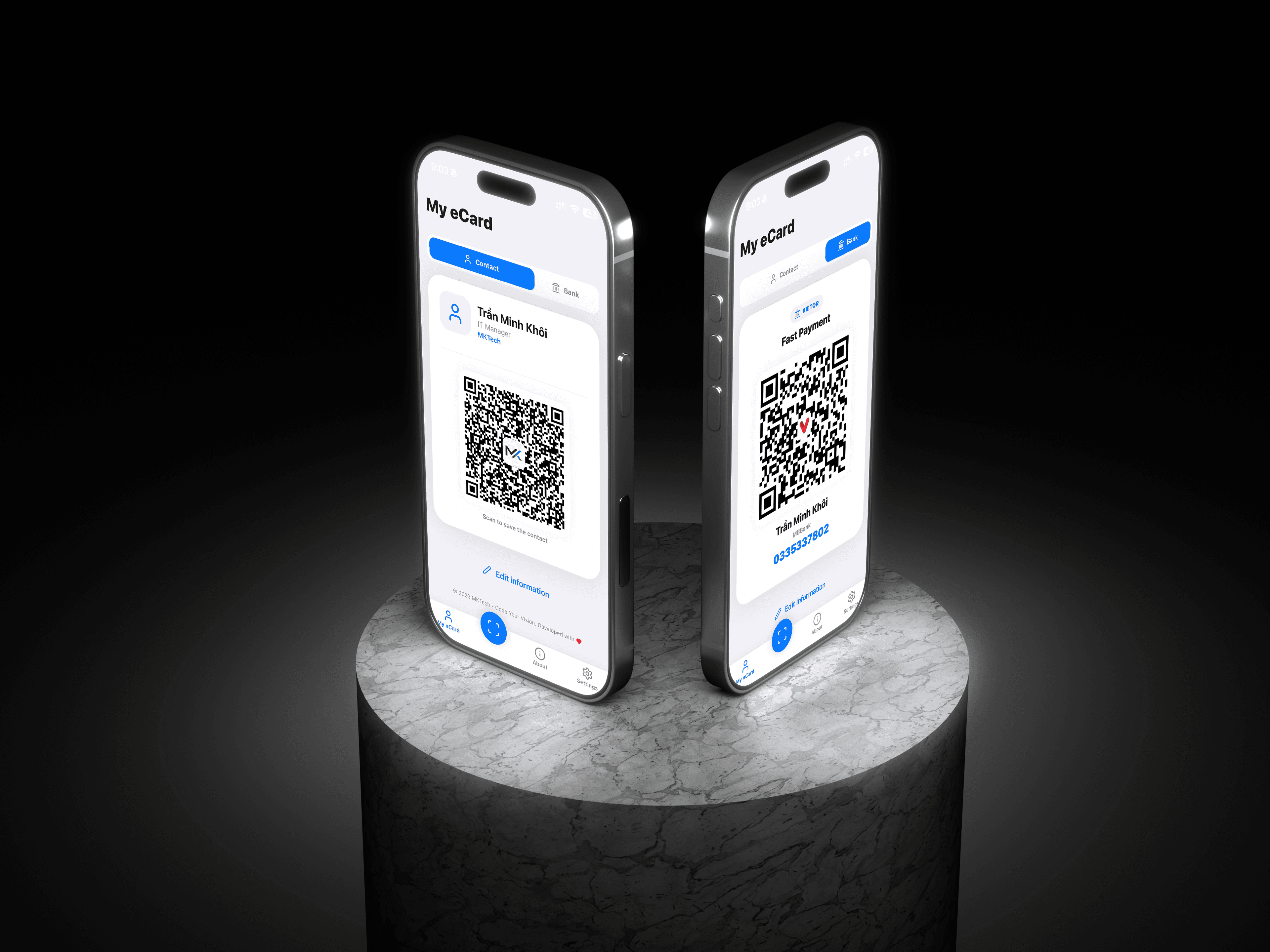 Banner giới thiệu MK Widget Card trên iPhone